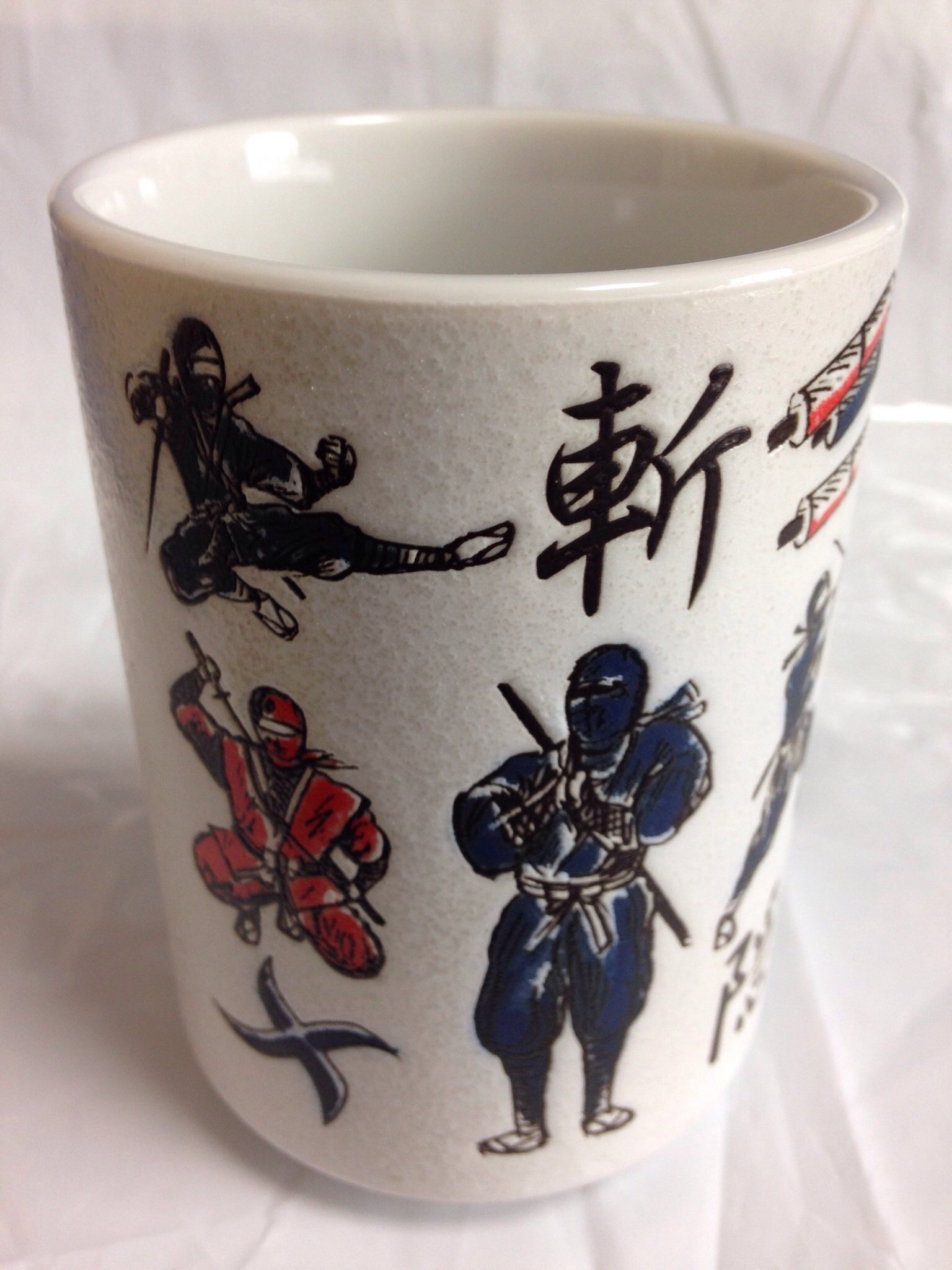 Amazon | 日本の忍者ティーカップ 半蔵 湯呑サスケ | Cosmo Craft | 湯呑み